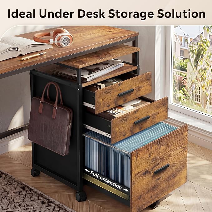 DEVAISE 3 Drawer Vertical File Cabinet