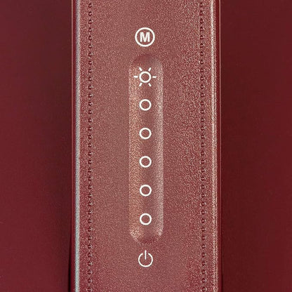 UltraBrite UDL0456-LMER-DS LED Desk Lamp, 8.7”L X 6.2”W x 17.5"H, Merlot
