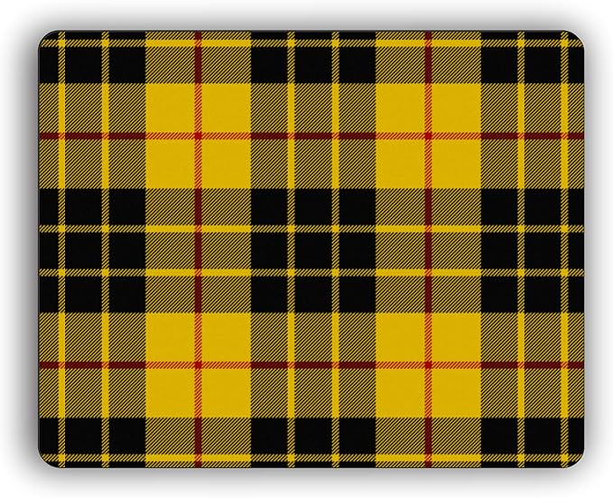 MacLeod Scottish Clan Dress Tartan Crest Computer Mouse Pad