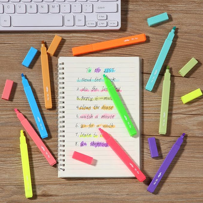 Mr. Pen- Aesthetic Highlighters No Bleed, 10 Pack, Vibrant Colors | Chisel Tip, Cute Highlighters Assorted Colors for Journaling, Highlighting, Underlining, Fast Dry, Back to School Supplies