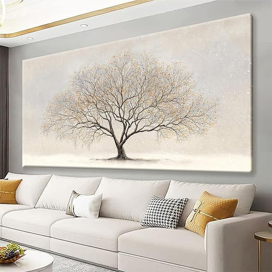 Canvas Art Wall Decor Modern Botanical Wall Art Pictures For Living Room Tree Of Life Wall Art Landscape Canvas Wall Art Decor Prints Artwork for Walls Bedroom Office Aesthetic Wall Decor 20" X 40"