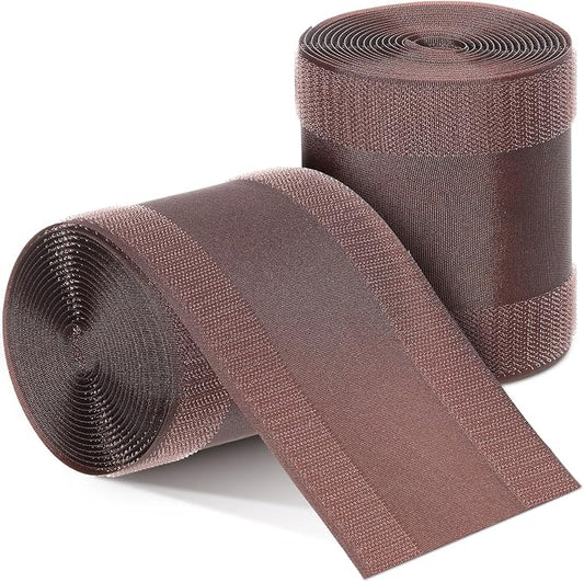 WILLBOND Carpet Cord Cover Cable Protector Floor Cover Cable Protector Management Only for Commercial Office Carpet(19.69 ft,Brown)