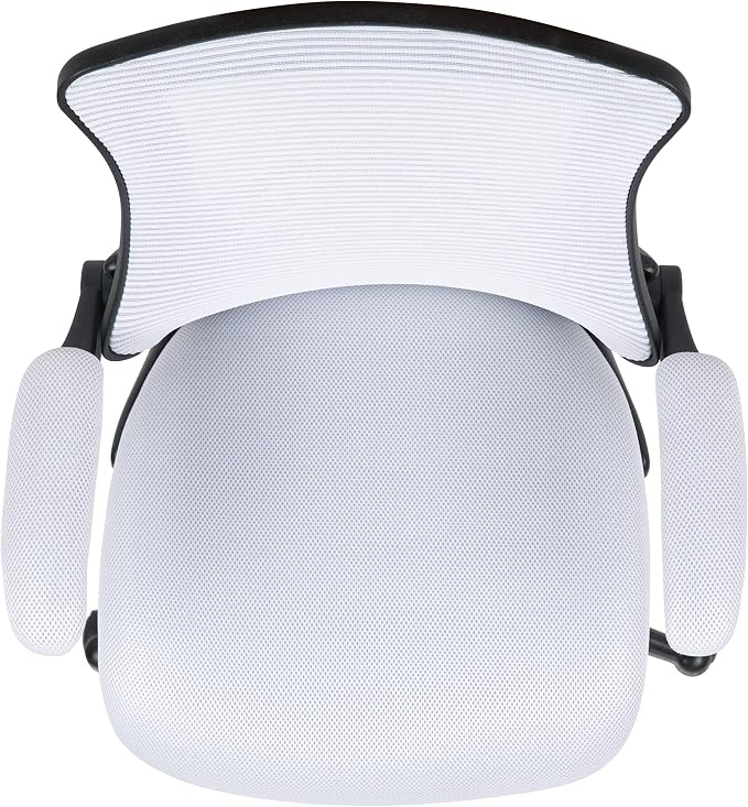 Flash Furniture Kelista Office Chair, Ergonomic, Mid-Back, Black Mesh with Swivel
