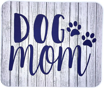 Dog Mom Gift for Mothers Day Desk Set with Mousepad and Coaster Mouse Pad Office Decor