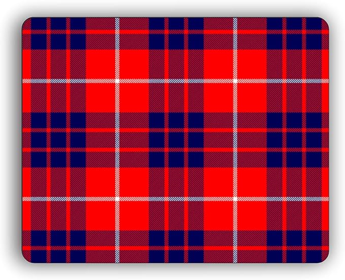 Hamilton Scottish Clan Tartan Crest Computer Mouse Pad