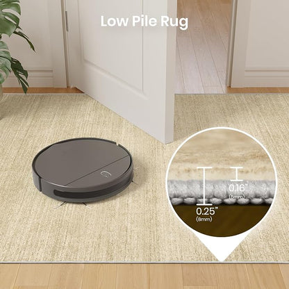 Valenrug Washable Rug 8x10 - Stain Resistant 8x10 Area Rugs for Living Room, Non Slip Backing Printed Rugs for Bedroom, Folable Machine Washable Area Rug (8'x10', Tan)