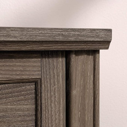 Sauder Hammond 2 Drawer Lateral File Cabinet for Home Office, Filing Cabinet with Lock, in Emery Oak
