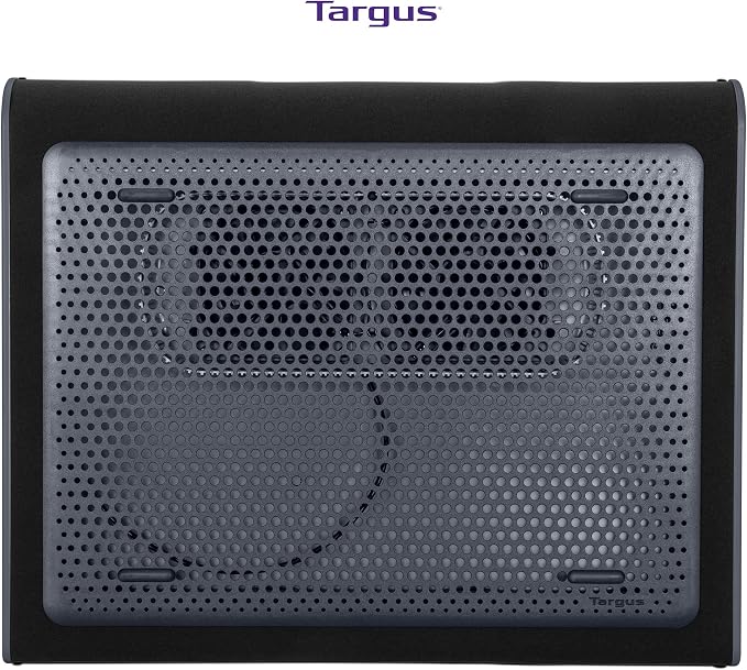 Targus 17 Inch Dual Fan Lap Chill Mat - Soft Neoprene Laptop Cooling Pad for Heat Protection,Fits Most 17" Laptops and Smaller - USB-A Connected Dual Fans for Heat Dispersion (AWE55US),(Pack of 8)