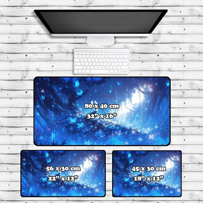 Hollow Knight Inspired Fanart Gaming Mouse Pad, Home Office Desk mat, Cozy Gamer Mouse Pad – Large 31x15.5 Inch, Non-Slip Neoprene, Indie Game & Hollow Knight Aesthetic Office Desk mat (Large)