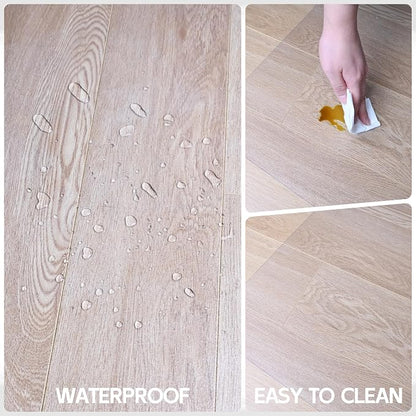 Office Chair Mat, 46" x 60" Crystal Clear Hard Floor Chair Mat, Transparent Floor Protector Mat for Hardwood Floor Flat Without Curling