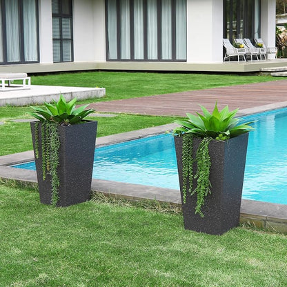Ferrgoal 28" Agave Plant Artificial,UV Resistant Faux Outdoor Plants | Large Faux Plant for Indoor Outdoor, Faux Succulents Plants for Home Décor Balcony Garden Courtyard Housewarming