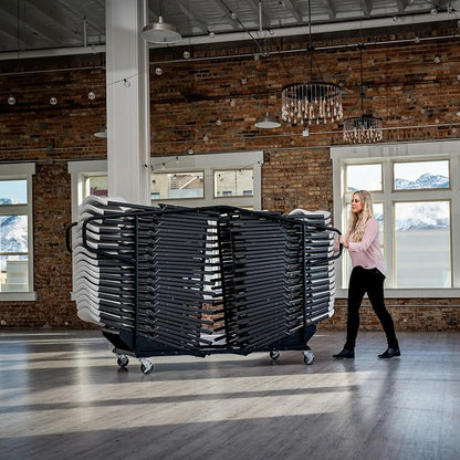 Lifetime Steel Chair Cart, Black