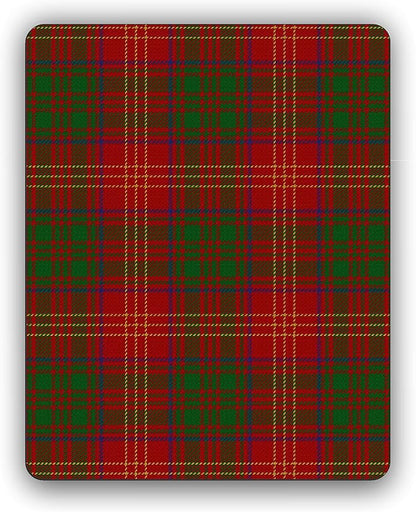 Burns Scottish Clan Tartan Crest Computer Mouse Pad