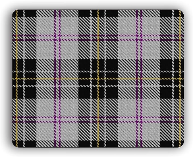 Macpherson Scottish Clan Dress Tartan Crest Computer Mouse Pad