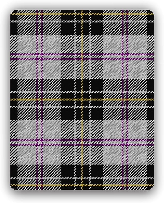 Macpherson Scottish Clan Dress Tartan Crest Computer Mouse Pad